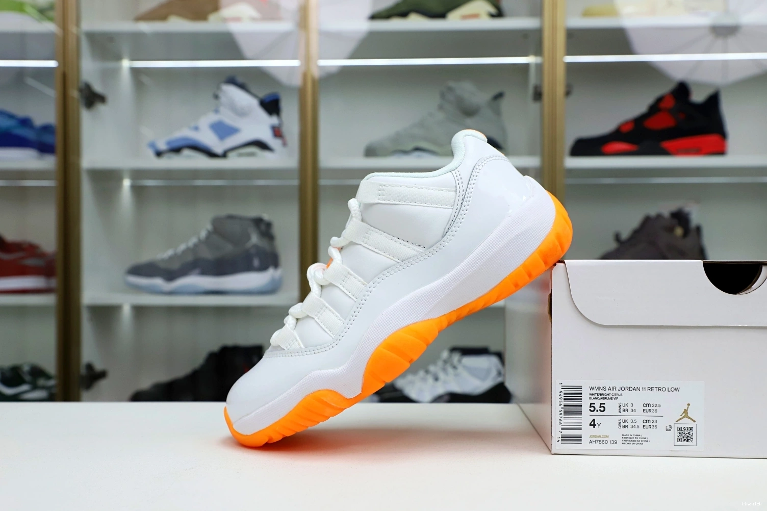 AIR RETRO WMNS CITRUS' LOW JORDAN 'BRIGHT 11 0727